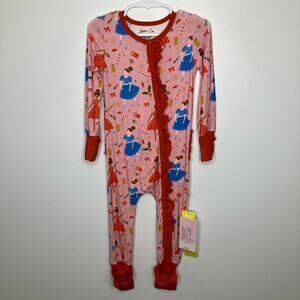 NWT LAREE + CO Sugar Plum Fairy One Piece Bamboo Convertible 18/24 Months